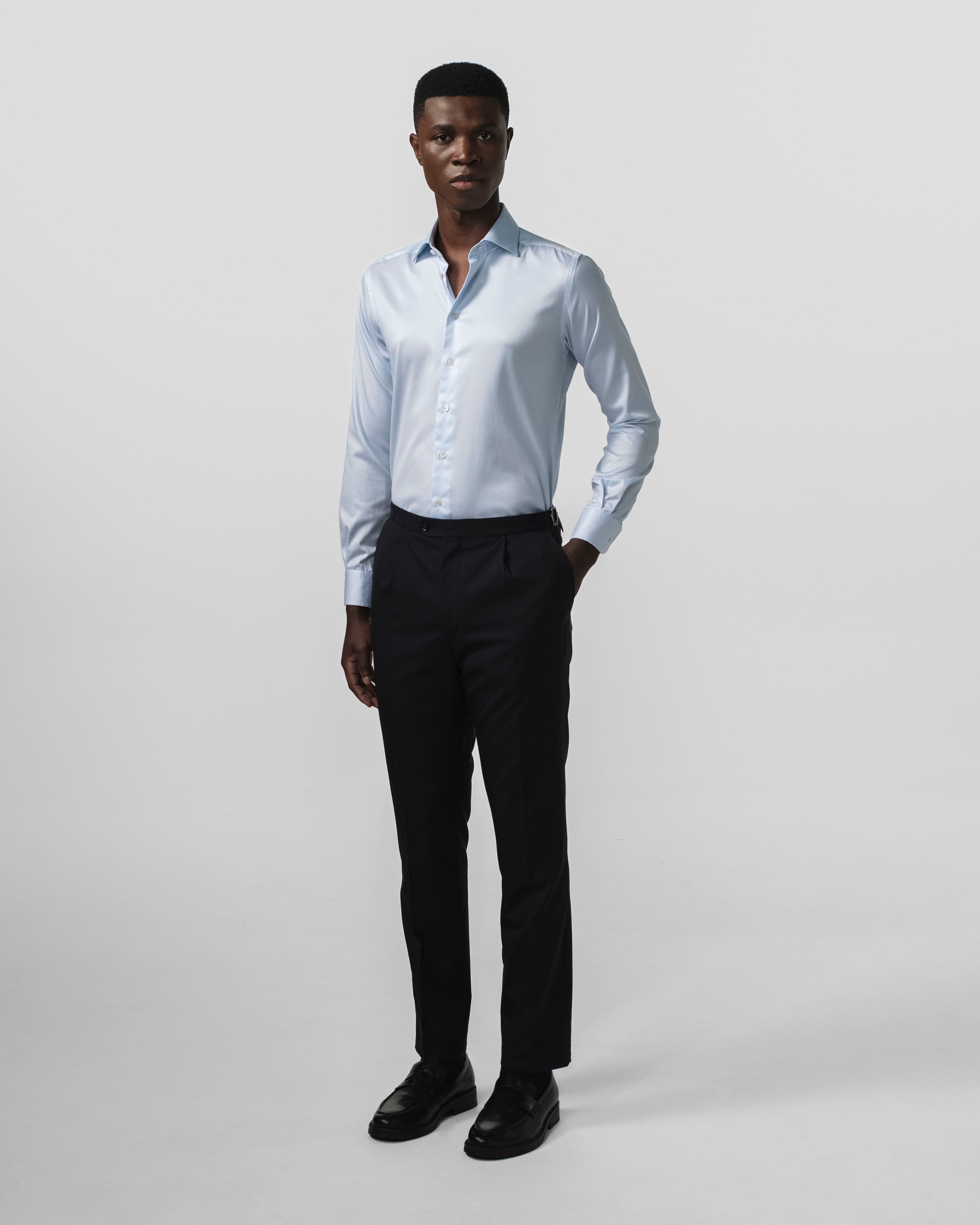 The Lawyer Light Blue Stripe